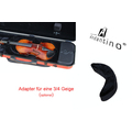 ANDANTINO shaped violin case Carbon 75 black